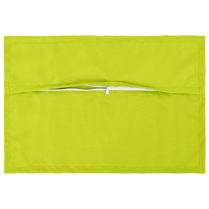 Cushion Cover 6 pcs HOUTEN Bright Green 40 x 60 cm Polyester