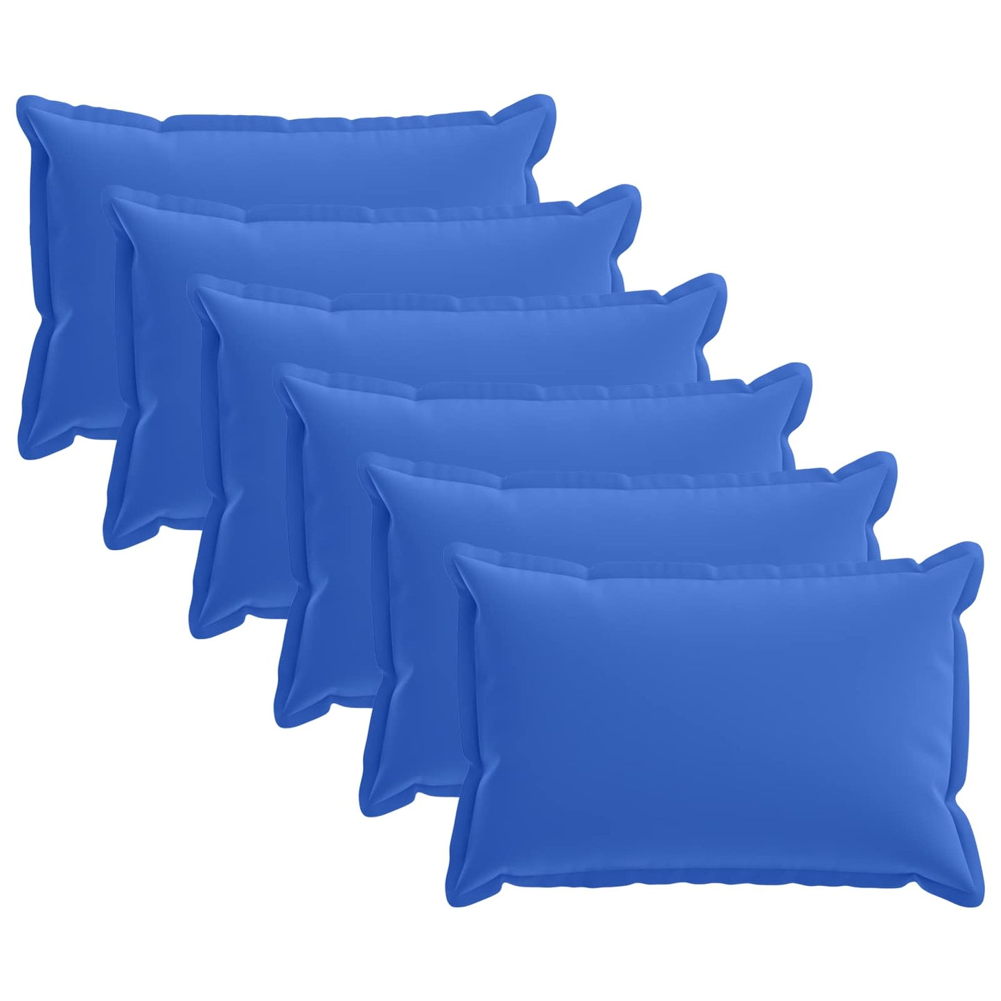 Cushion Cover 6 pcs HOUTEN Royal Blue 40 x 60 cm Polyester