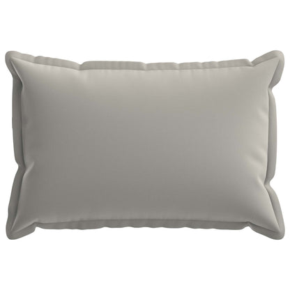 Cushion Cover 6 pcs HOUTEN Grey 40 x 60 cm Polyester