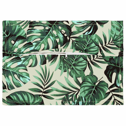 Cushion Cover 2 pcs HOUTEN Leaf Pattern 40 x 60 cm Polyester