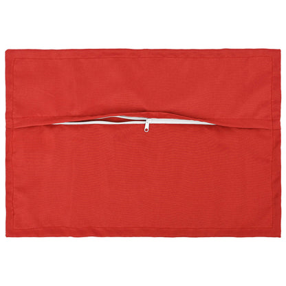 Cushion Cover 6 pcs HOUTEN Red 40 x 60 cm Polyester