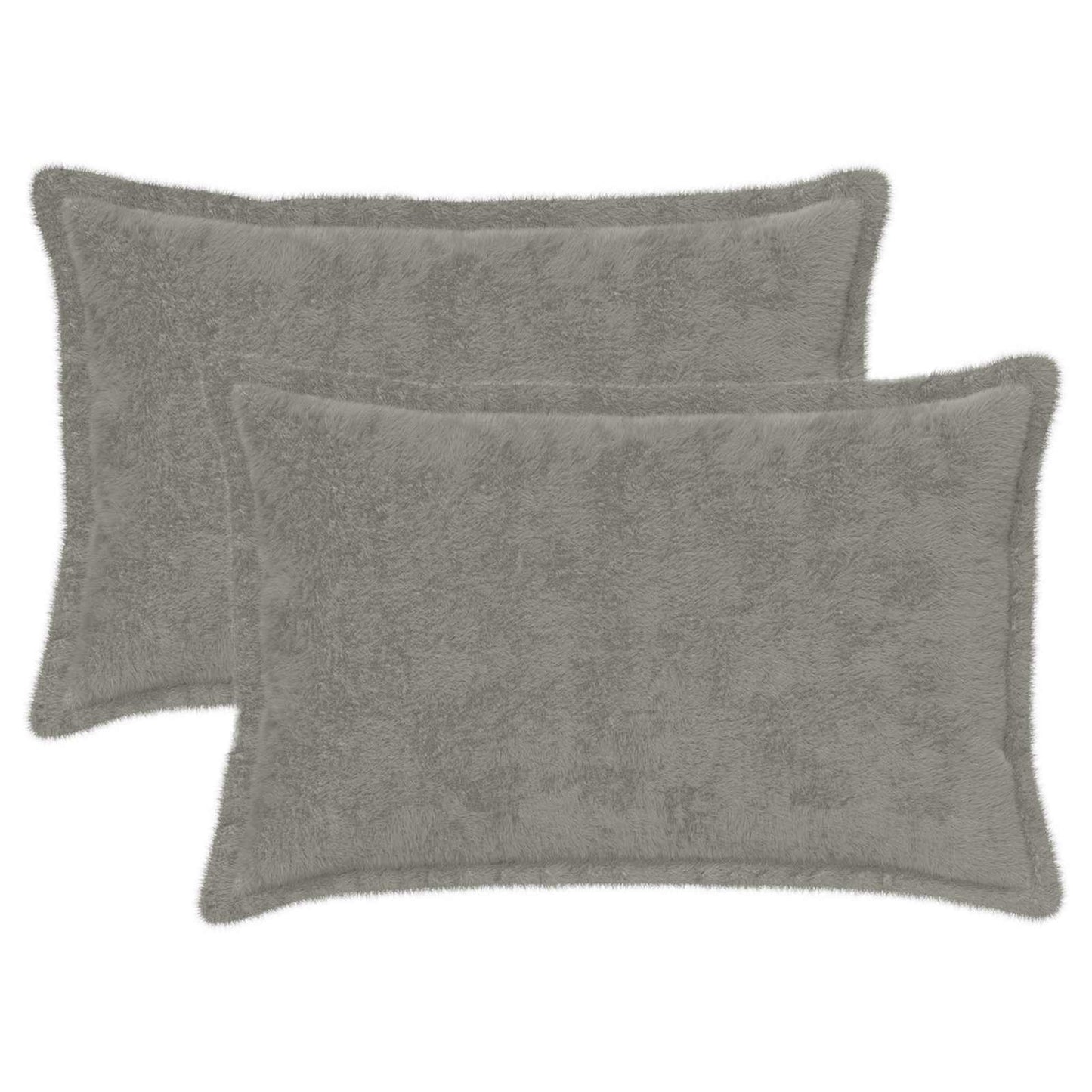 Cushion Cover 2 pcs HOUTEN Light Grey 40 x 60 cm