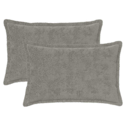 Cushion Cover 2 pcs HOUTEN Light Grey 40 x 60 cm