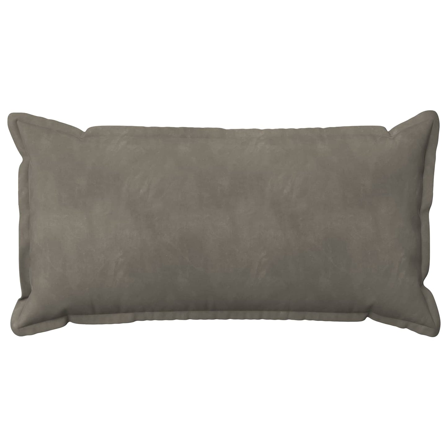 Cushion Cover 6 pcs HOUTEN Light Grey 40 x 70 cm Velvet
