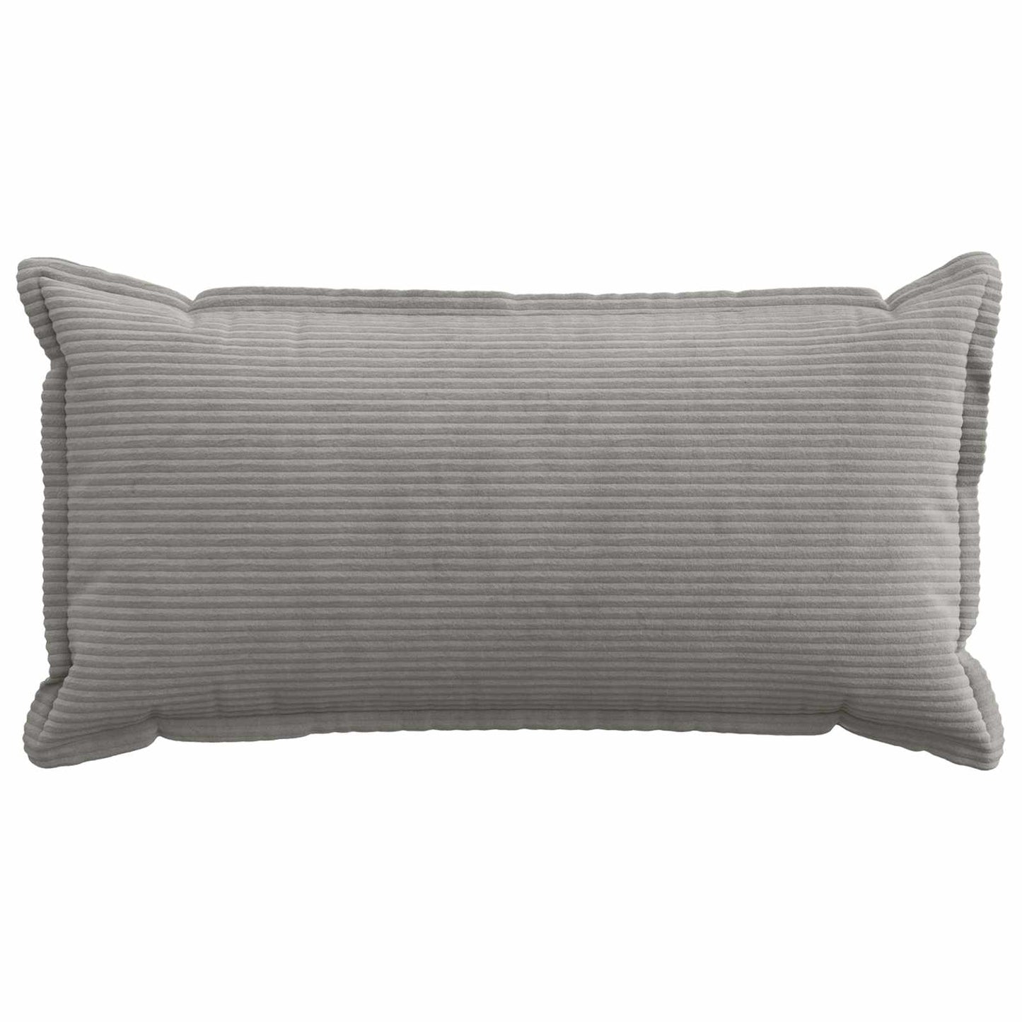 Cushion Cover 6 pcs HOUTEN Light Grey 40 x 70 cm Corduroy