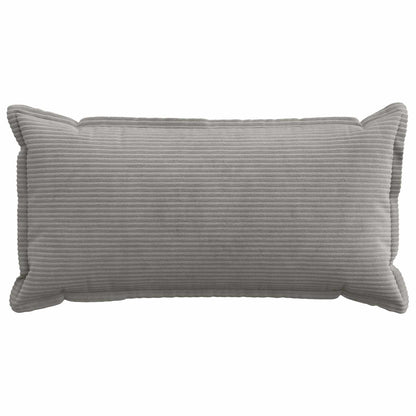 Cushion Cover 6 pcs HOUTEN Light Grey 40 x 70 cm Corduroy