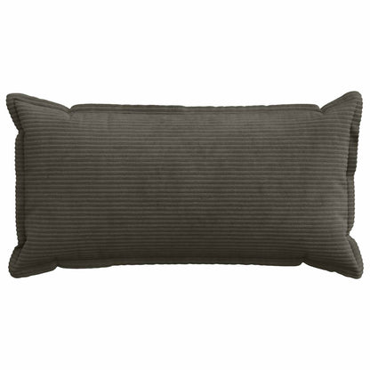Cushion Cover 6 pcs HOUTEN Anthracite 40 x 70 cm Corduroy
