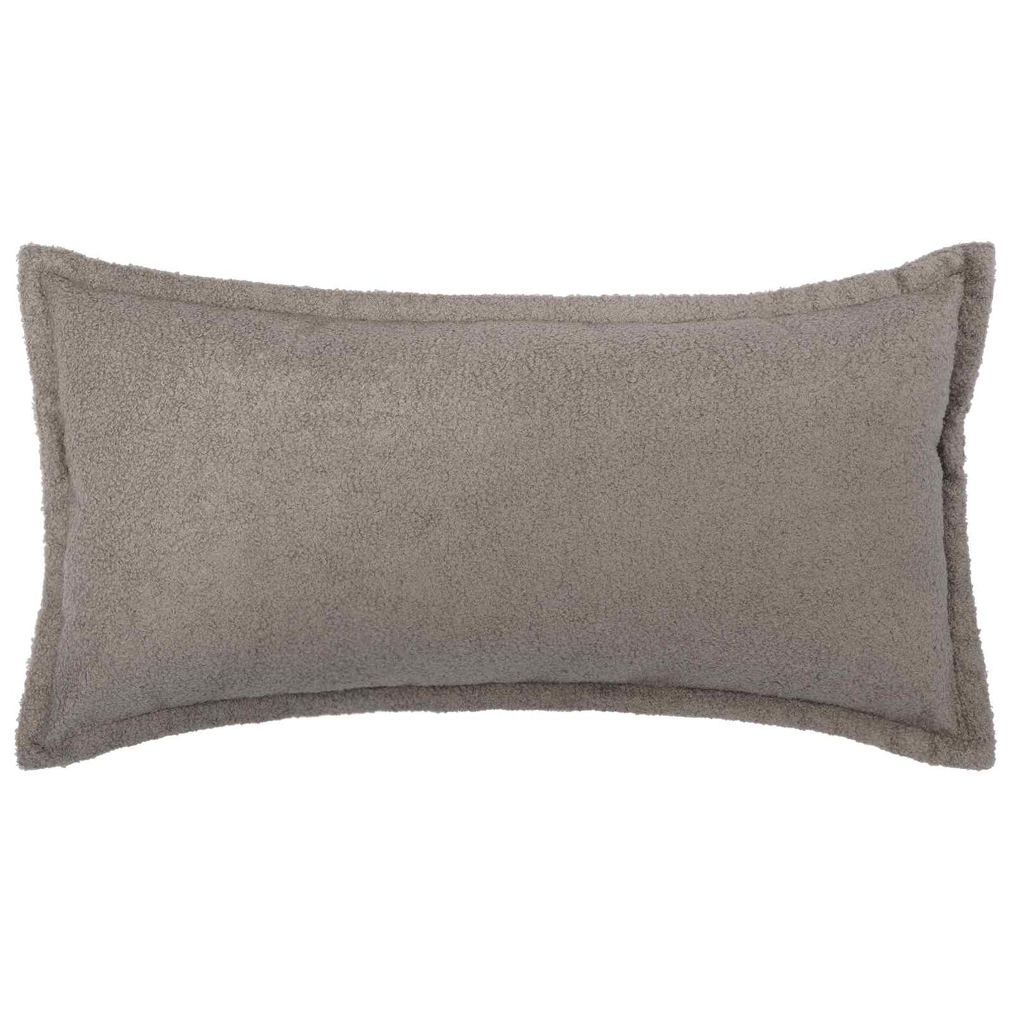 Cushion Cover 6 pcs HOUTEN Light Grey 40 x 70 cm Bouclé
