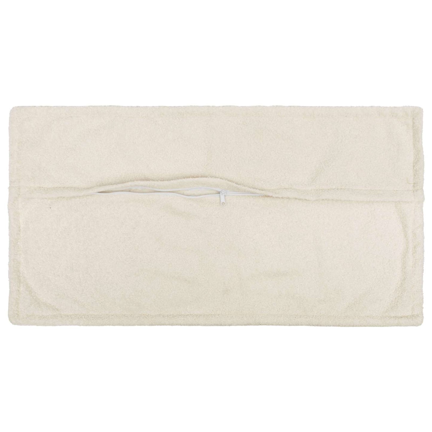 Cushion Cover 6 pcs HOUTEN Cream 40 x 70 cm Bouclé