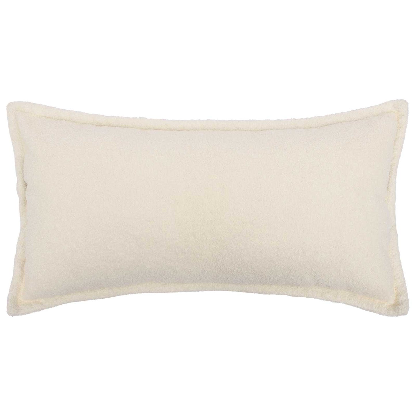 Cushion Cover 6 pcs HOUTEN Cream 40 x 70 cm Bouclé
