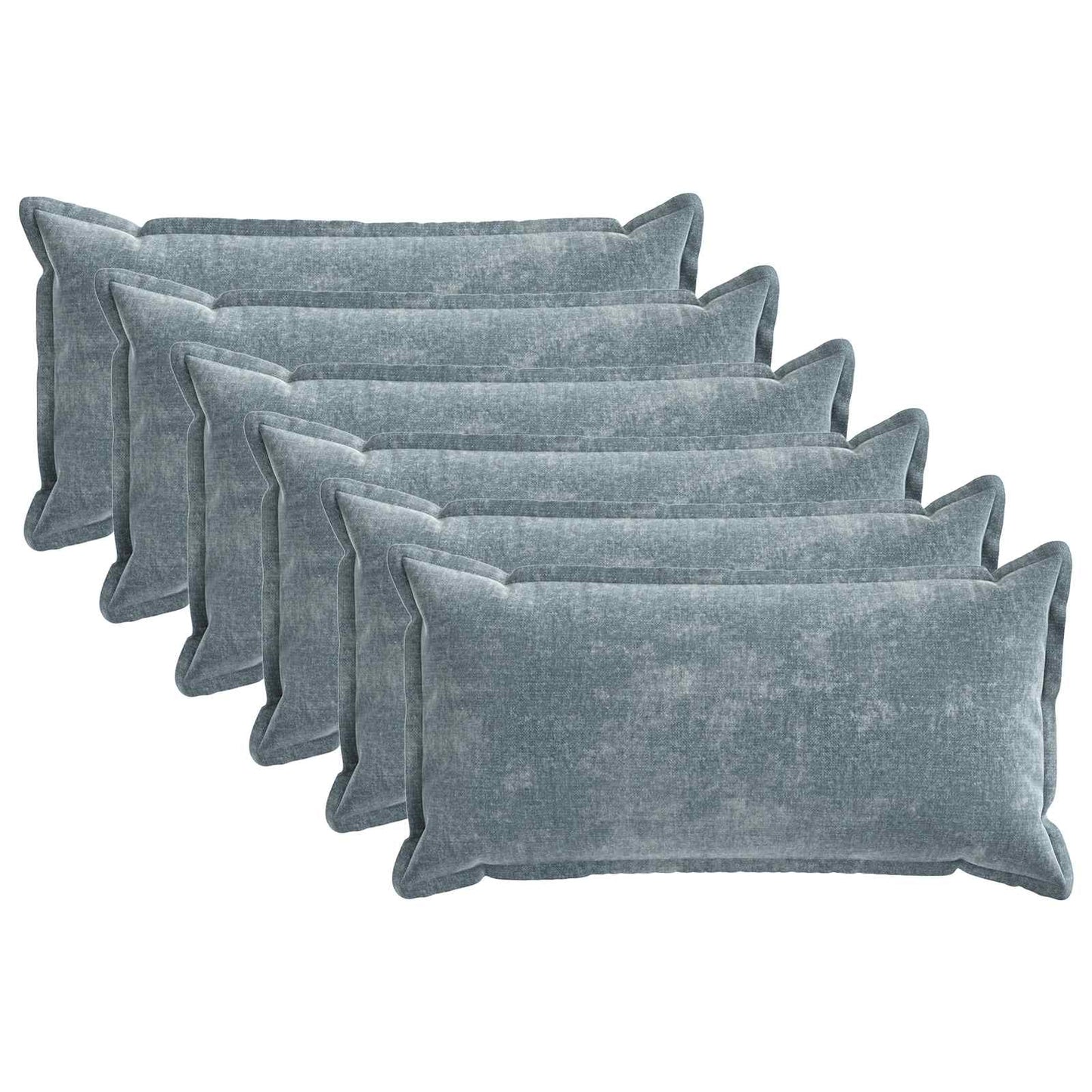 Cushion Cover 6 pcs HOUTEN Light Blue 40 x 70 cm