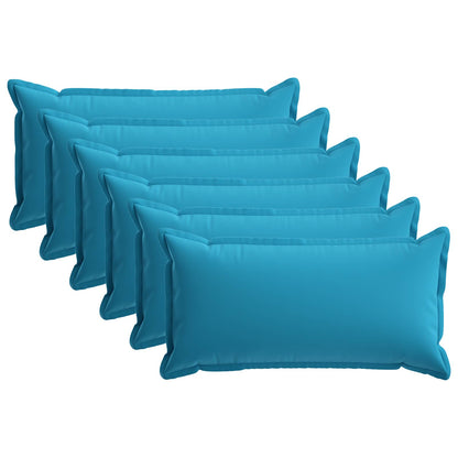 Cushion Cover 6 pcs HOUTEN Royal Blue 40 x 70 cm Polyester