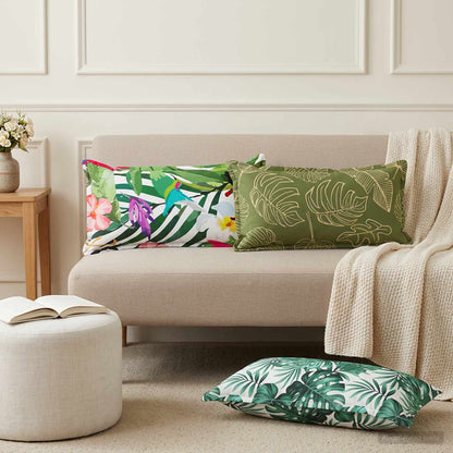 Cushion Cover 12 pcs HOUTEN Multicolour 40 x 80 cm Polyester