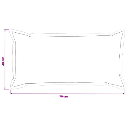 Cushion Cover 6 pcs HOUTEN Green 40 x 70 cm Polyester