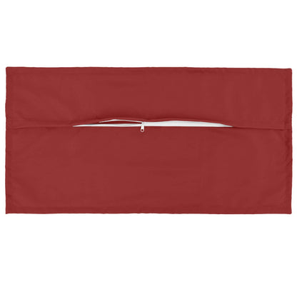 Cushion Cover 6 pcs HOUTEN Wine Red 40 x 70 cm Polyester