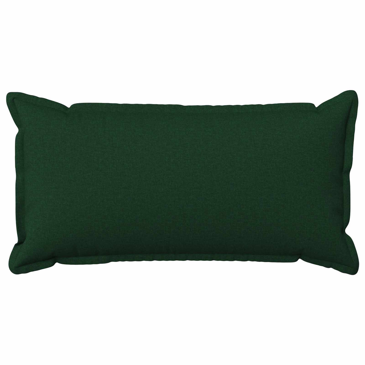 Cushion Cover 12 pcs HOUTEN Dark Green 40 x 80 cm Faux Linen