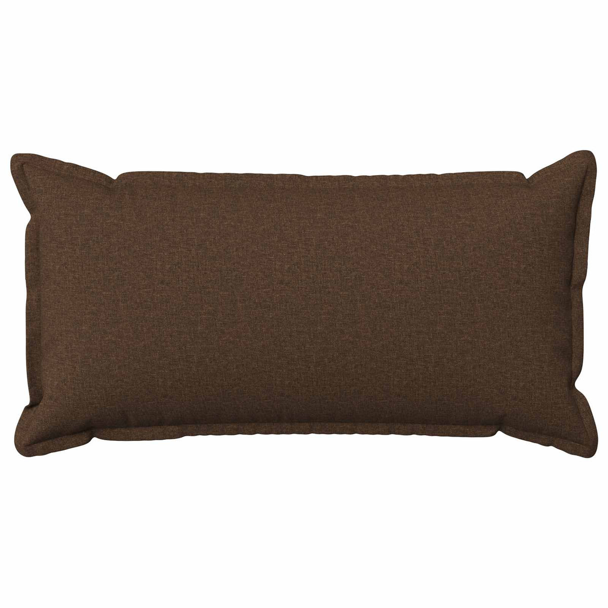 Cushion Cover 6 pcs HOUTEN Brown 40 x 80 cm Faux Linen