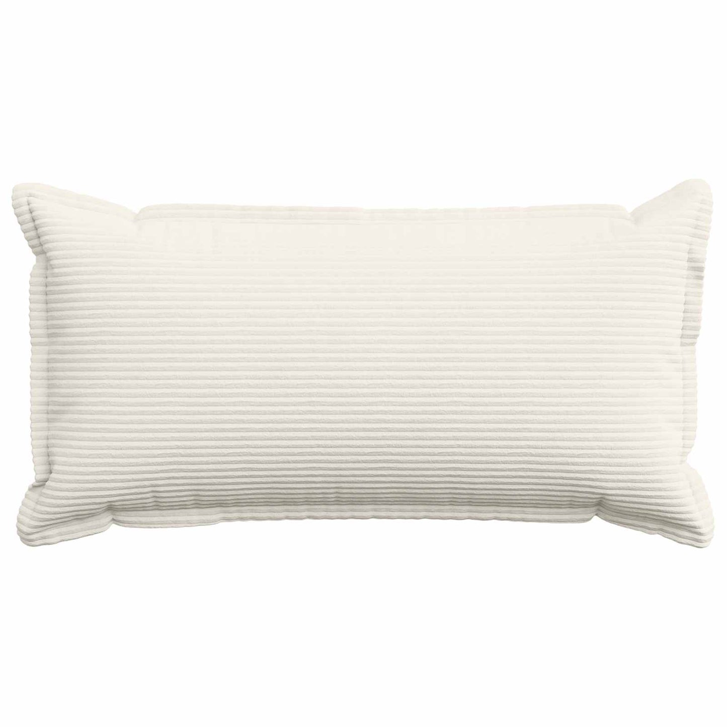 Cushion Cover 12 pcs HOUTEN Cream 40 x 80 cm Corduroy