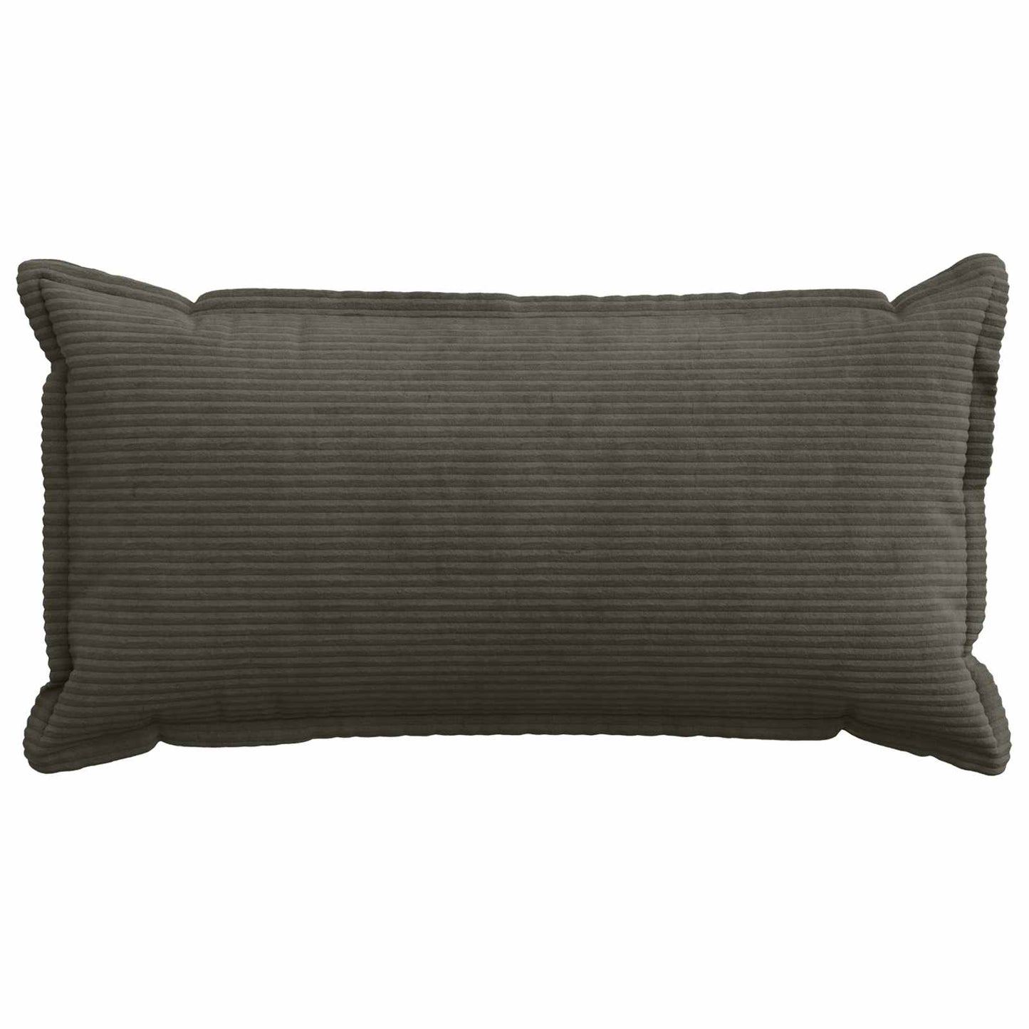 Cushion Cover 12 pcs HOUTEN Anthracite 40 x 80 cm Corduroy