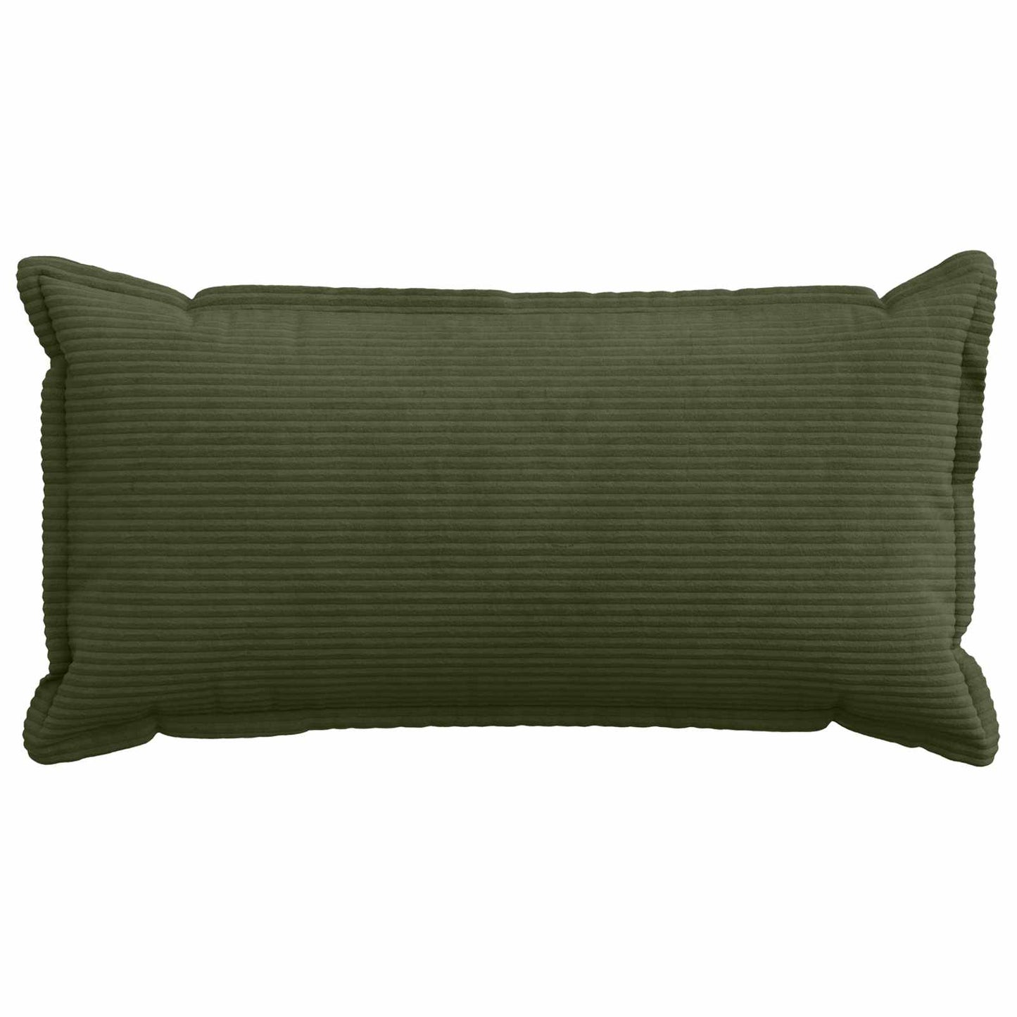 Cushion Cover 6 pcs HOUTEN Green 40 x 80 cm Corduroy