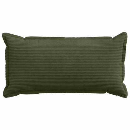 Cushion Cover 12 pcs HOUTEN Green 40 x 80 cm Corduroy