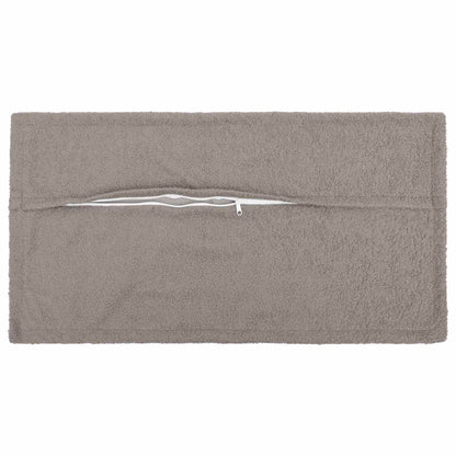 Cushion Cover 6 pcs HOUTEN Light Grey 40 x 80 cm Bouclé