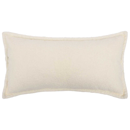 Cushion Cover 12 pcs HOUTEN Cream 40 x 80 cm Bouclé