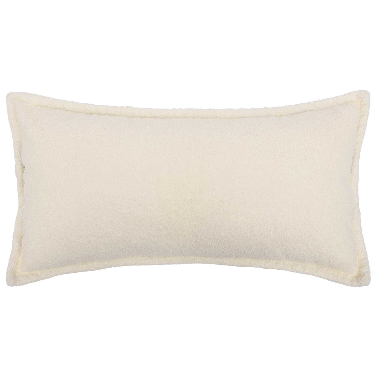 Cushion Cover 12 pcs HOUTEN Cream 40 x 80 cm Bouclé
