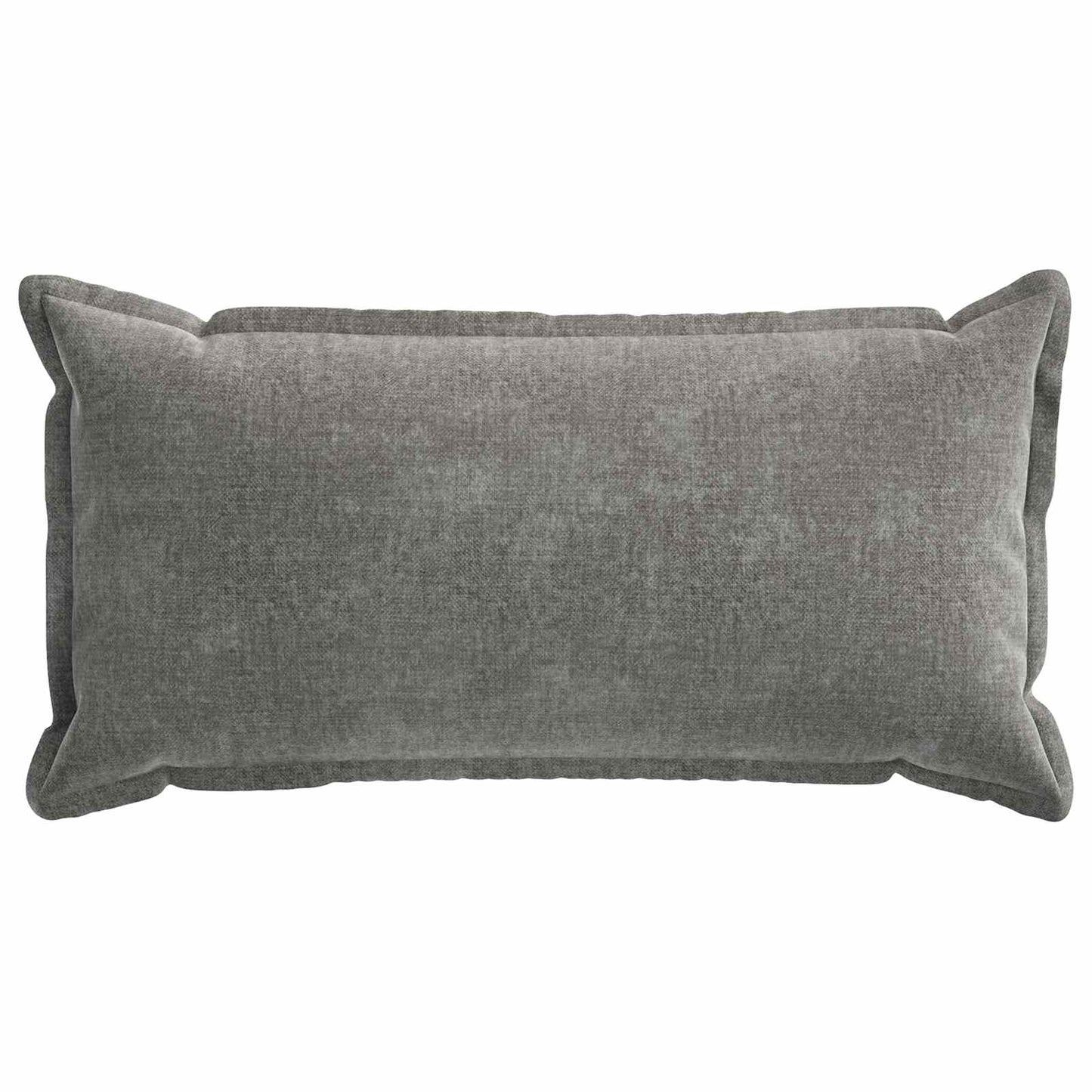 Cushion Cover 6 pcs HOUTEN Dark Grey 40 x 80 cm Chenille Fabric
