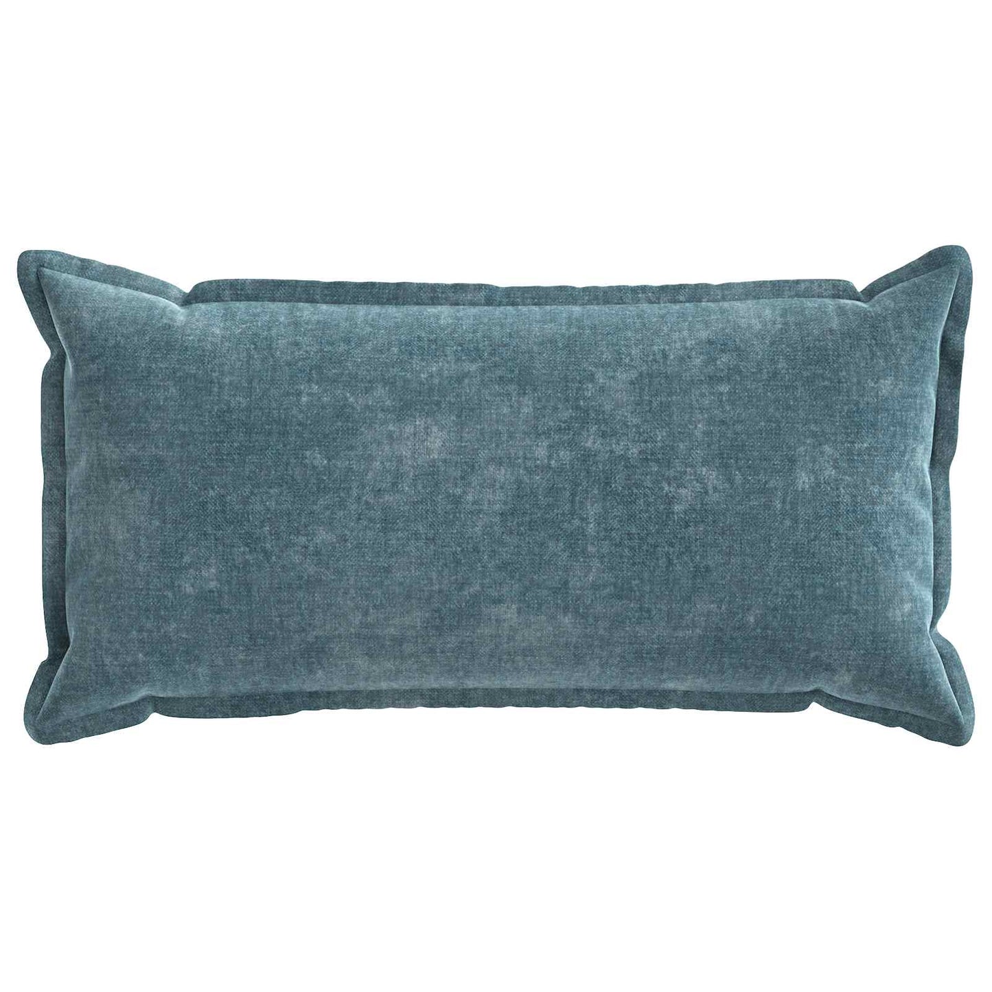 Cushion Cover 2 pcs HOUTEN Blue 40 x 80 cm Chenille Fabric