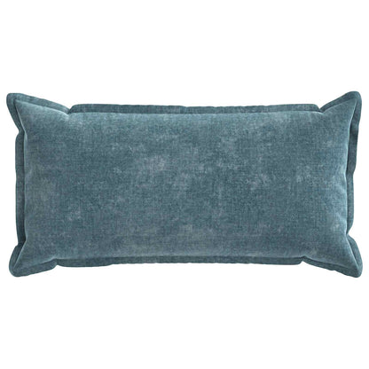 Cushion Cover 6 pcs HOUTEN Blue 40 x 80 cm Chenille Fabric
