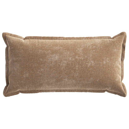 Cushion Cover 6 pcs HOUTEN Brown 40 x 80 cm Chenille Fabric