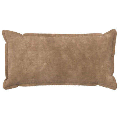 Cushion Cover 12 pcs HOUTEN Taupe 40 x 80 cm Microfiber Fleece