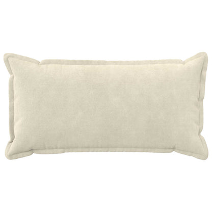 Cushion Cover 12 pcs HOUTEN Cream 40 x 80 cm Microfiber Fleece