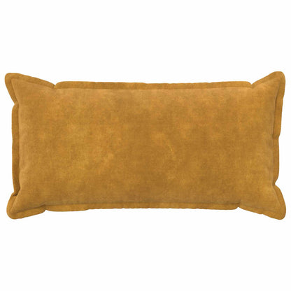 Cushion Cover 12 pcs HOUTEN Yellow 40 x 80 cm Microfiber Fleece