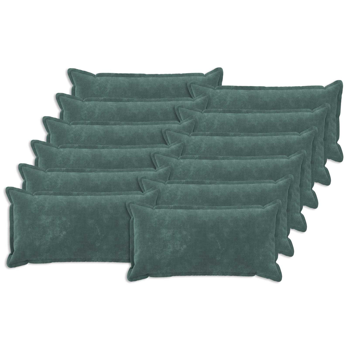Cushion Cover 12 pcs HOUTEN Sea Blue 40 x 80 cm