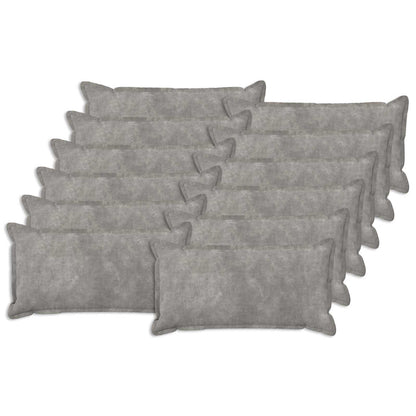 Cushion Cover 12 pcs HOUTEN Light Grey 40 x 80 cm