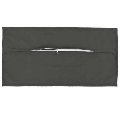 Cushion Cover 12 pcs HOUTEN Anthracite 40 x 80 cm Polyester