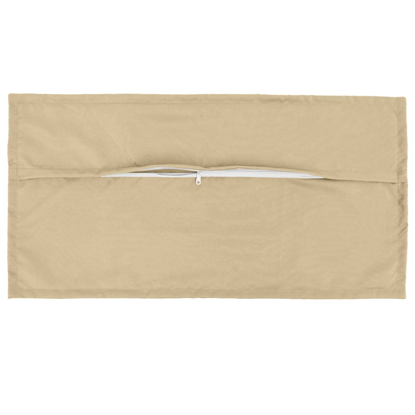 Cushion Cover 12 pcs HOUTEN Beige 40 x 80 cm Polyester
