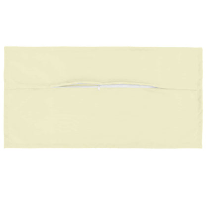 Cushion Cover 2 pcs HOUTEN Cream 40 x 80 cm Polyester