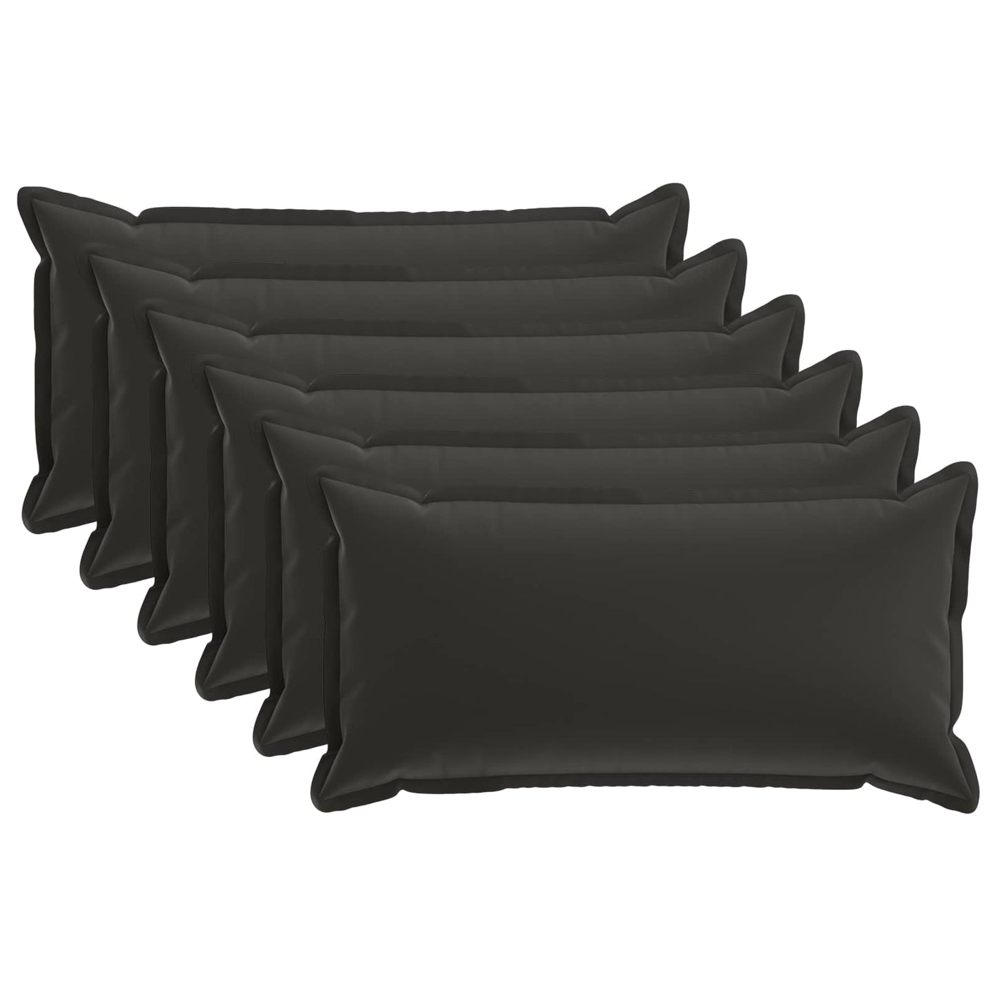 Cushion Cover 6 pcs HOUTEN Multicolour 40 x 80 cm Polyester