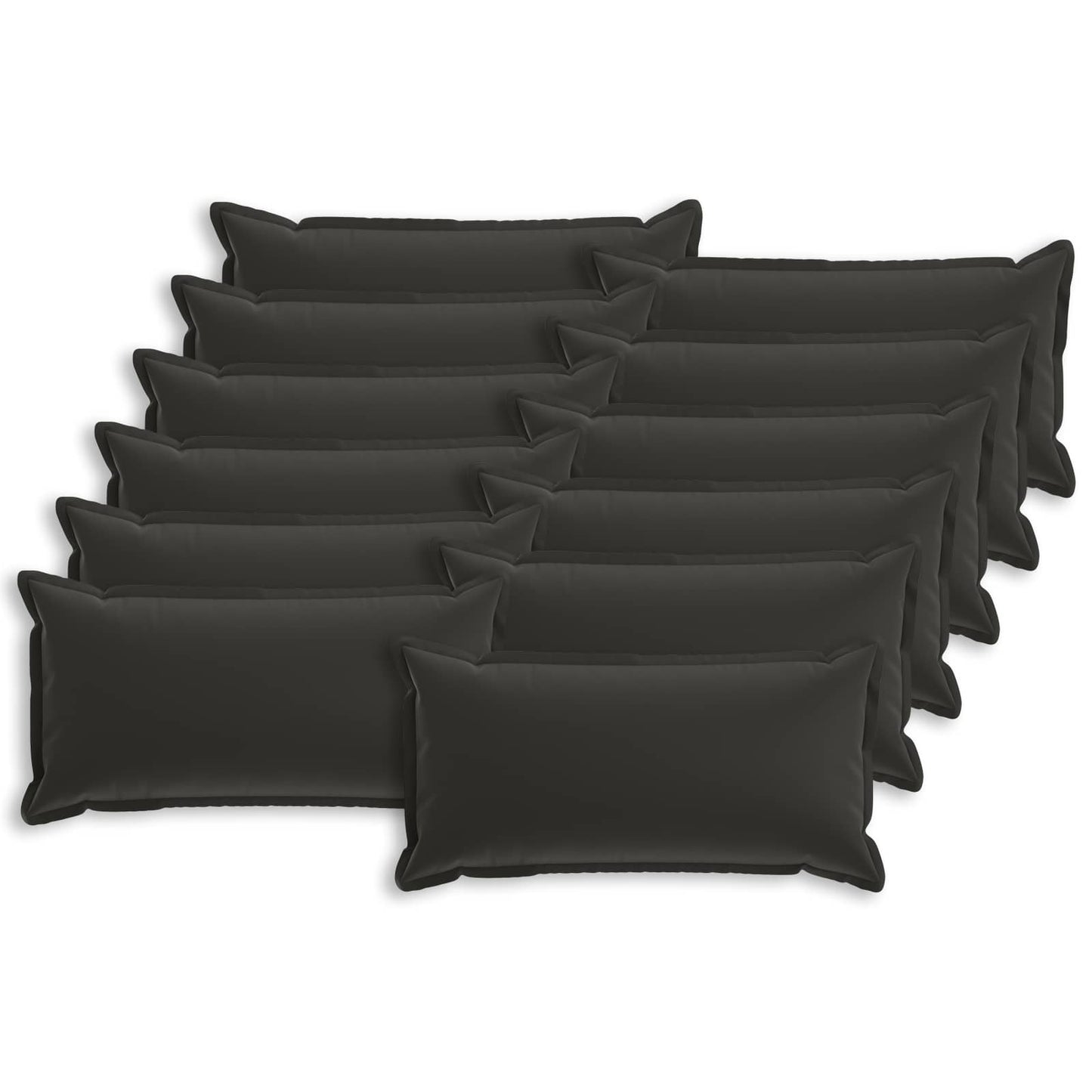 Cushion Cover 12 pcs HOUTEN Multicolour 40 x 80 cm Polyester