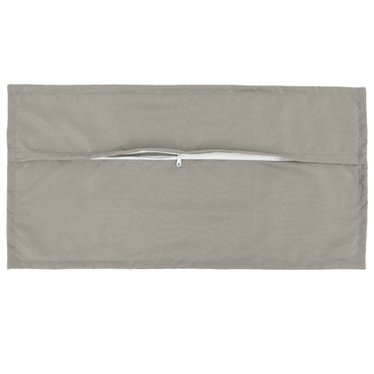 Cushion Cover 12 pcs HOUTEN Grey 40 x 80 cm Polyester