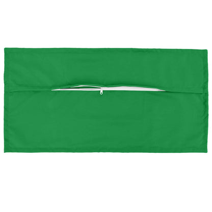 Cushion Cover 2 pcs HOUTEN Green 40 x 80 cm Polyester