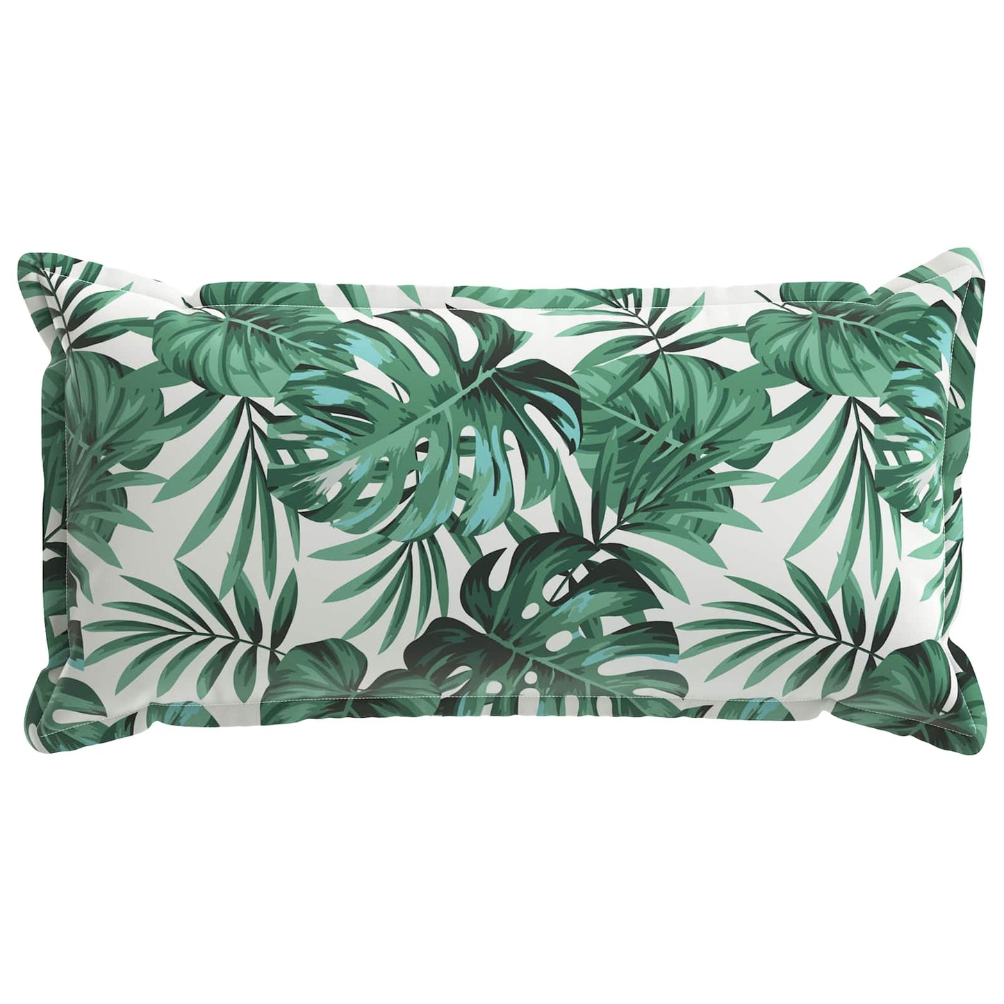Cushion Cover 2 pcs HOUTEN Leaf Pattern 40 x 80 cm Polyester