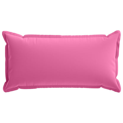 Cushion Cover 2 pcs HOUTEN Pink 40 x 80 cm Polyester