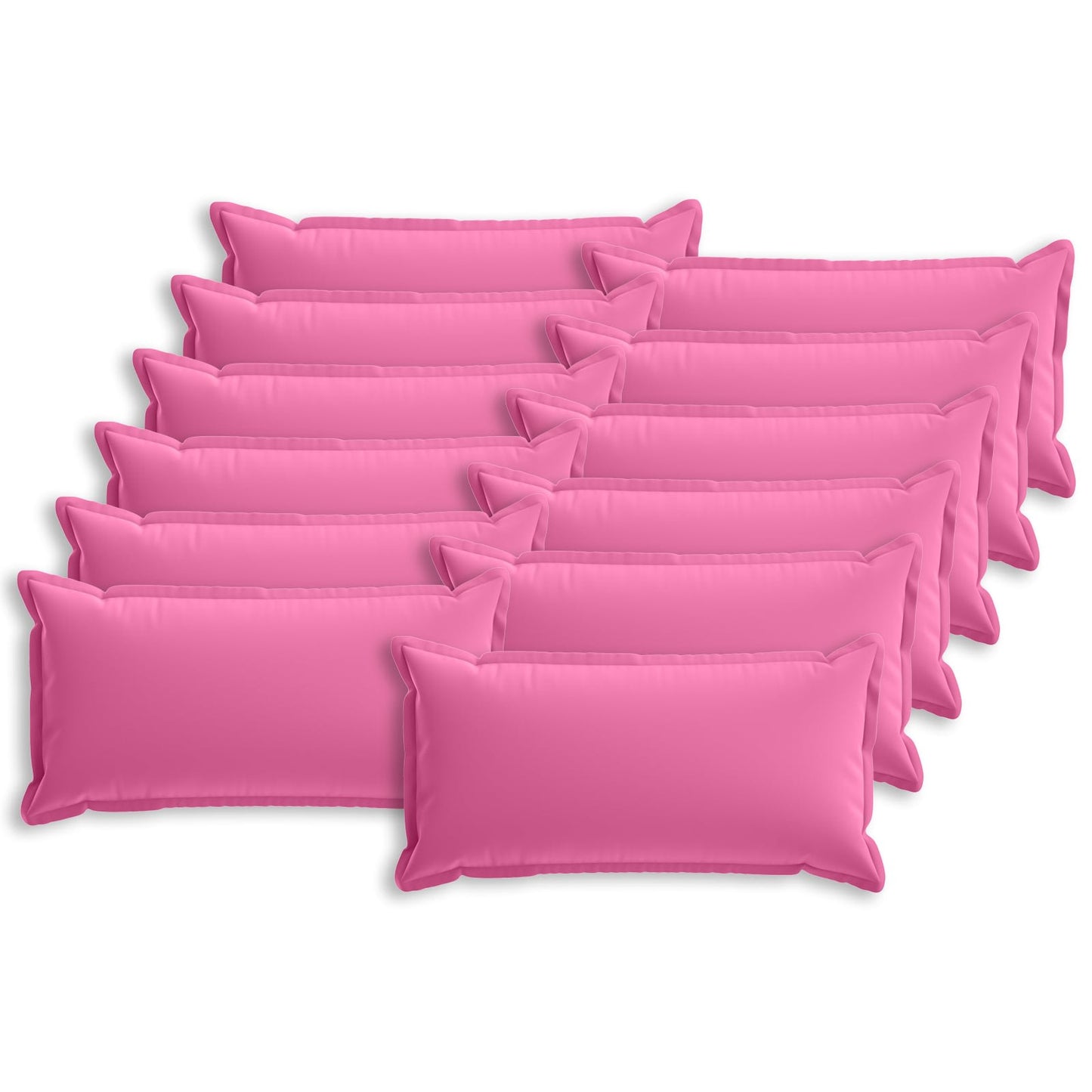 Cushion Cover 12 pcs HOUTEN Pink 40 x 80 cm Polyester