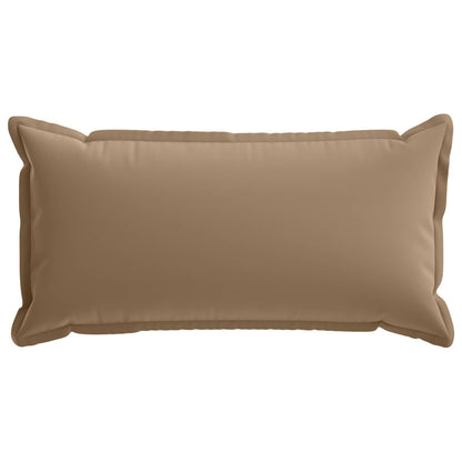 Cushion Cover 6 pcs HOUTEN Taupe 40 x 80 cm Polyester