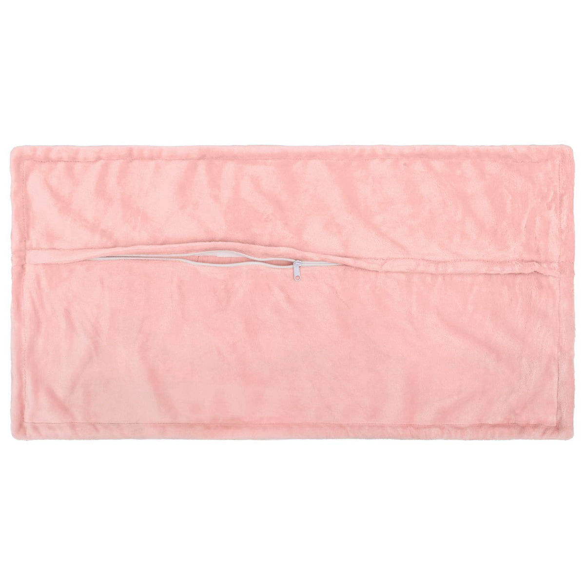 Cushion Cover 12 pcs HOUTEN Pink 40 x 80 cm Flannel