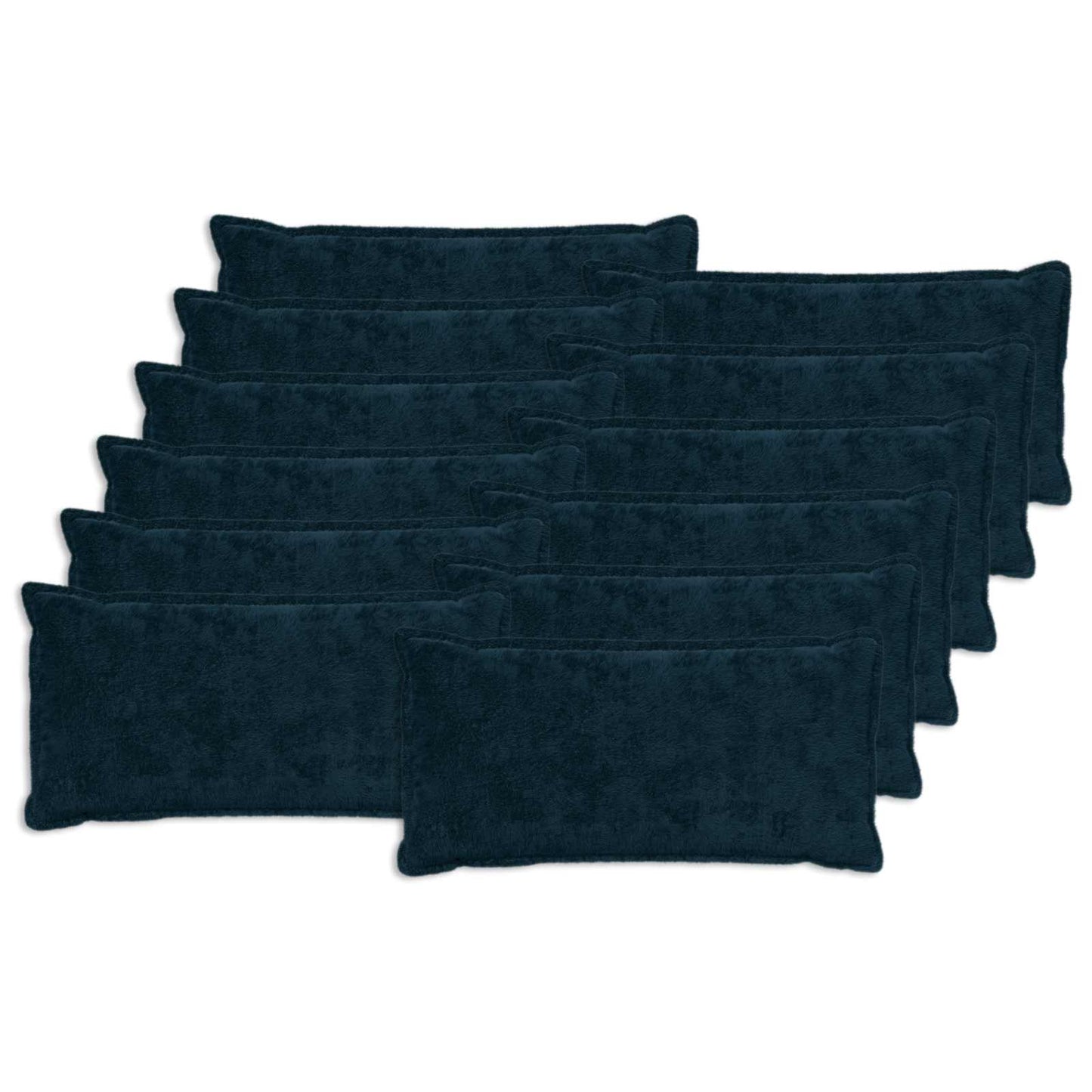 Cushion Cover 12 pcs HOUTEN Navy Blue 40 x 80 cm